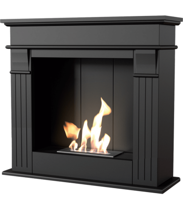 Biochimenea AUGUST TÜV negra desmontable Biochimenea AUGUST TÜV negra desmontable