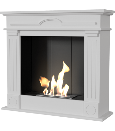 Biochimenea DECEMBER TÜV blanca desmontable Biochimenea DECEMBER TÜV blanca desmontable